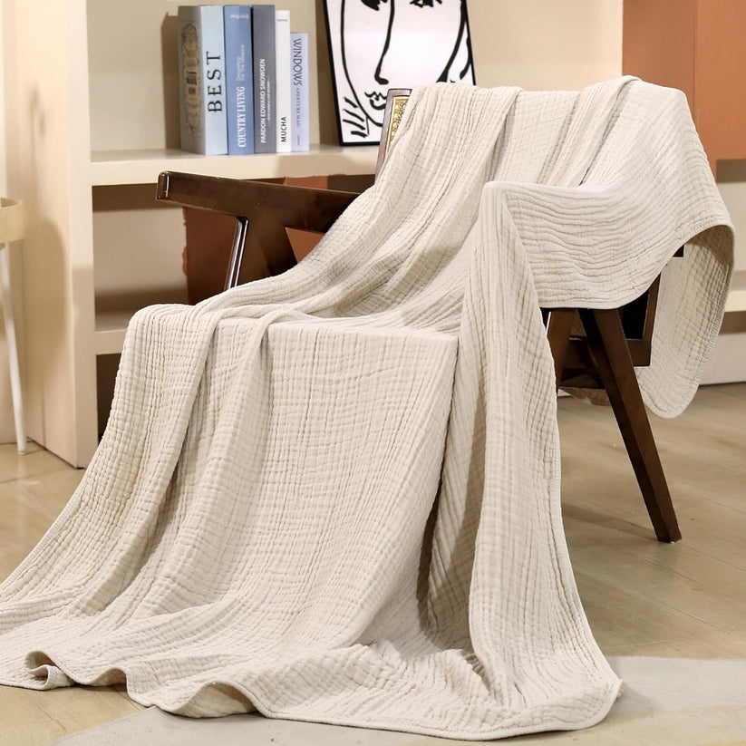 Couverture en Coton Mousseline