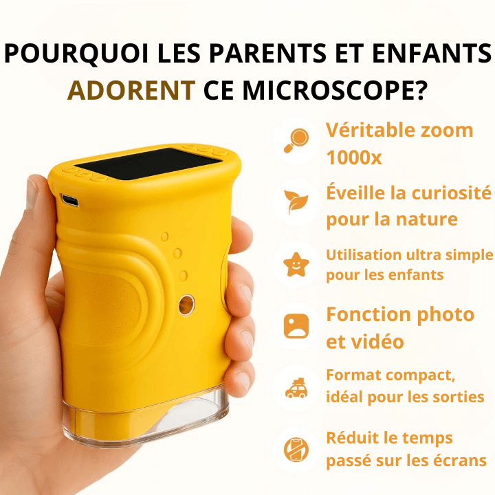 MiniScope™ — Pour les petits curieux aux grands yeux