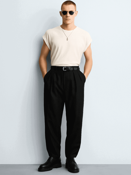 Sélio & Co - Pantalon Large Décontracté