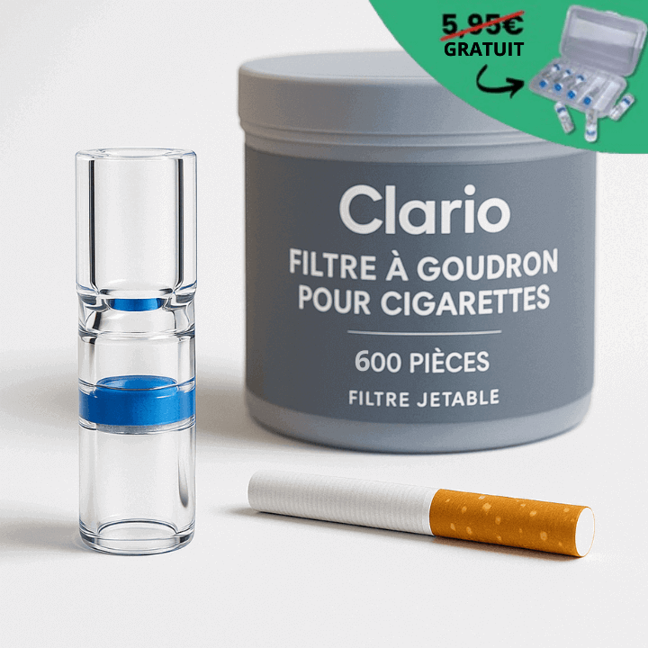 Clario™ – L’embout qui purifie votre fumée