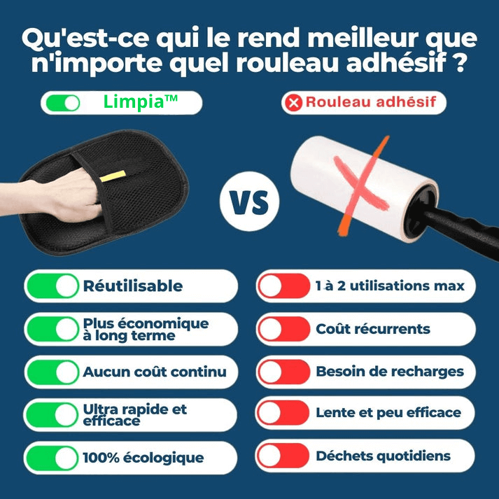 Limpia™ – Éliminateur de poils d'animaux