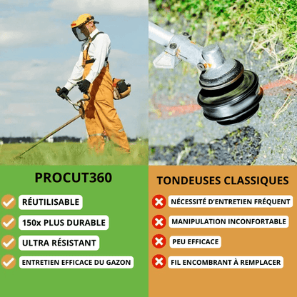 ProCut360™ – La puissance ultime pour une pelouse parfaite