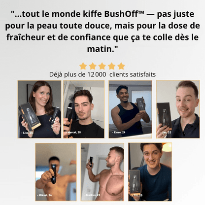 BushOff™  – Pour l’entretien du corps et des parties intimes